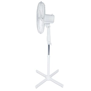 Gulvvifte Trebs 50 watt, hvit, 100-120 cm høyde